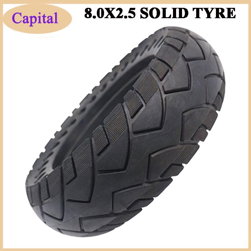 Scooter Tire - 8.0x2.5 200x60 Pneus de roue pleine