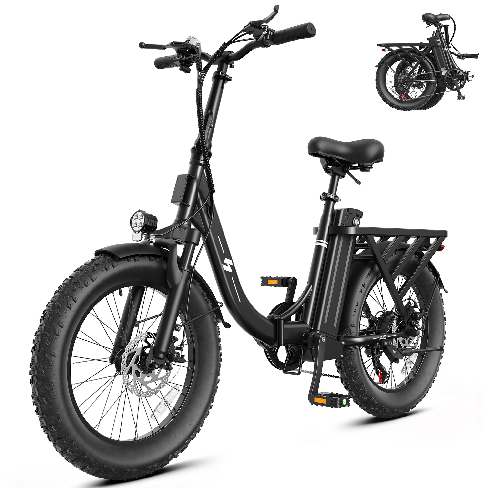 Electric Scooter Adults - Vélo électrique pliable Hopepeak Z10 pour