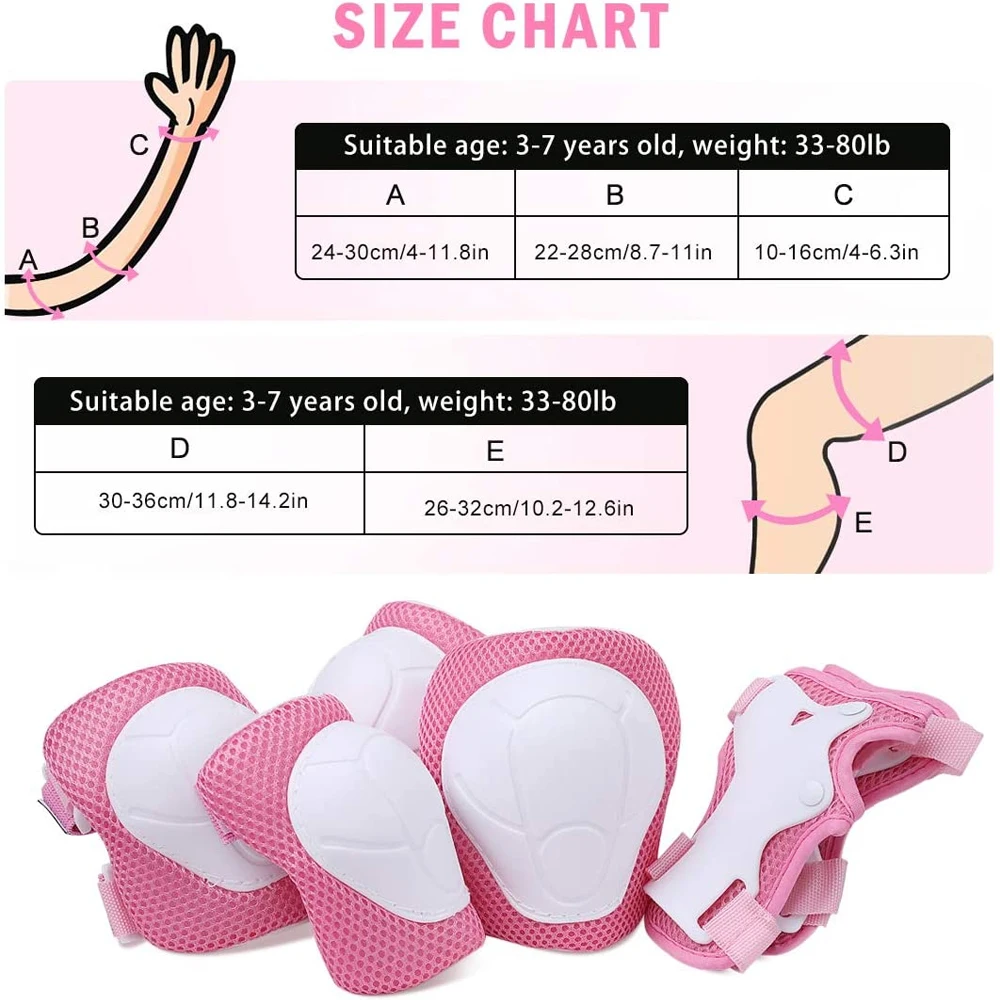 7 pièces/ensemble patinage à r - Scooter Helmet Set avis et prix